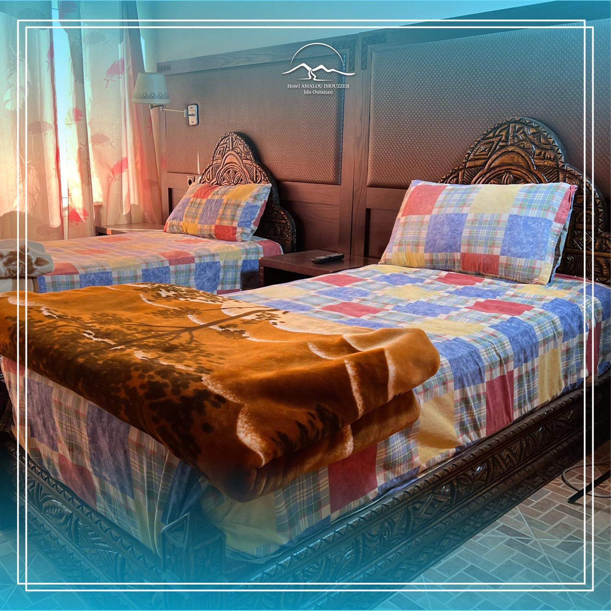 Hotel Amalou Imouzzer Ida Ou Tanane ภายนอก รูปภาพ